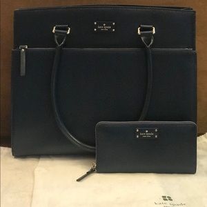 Kate spade large tote set